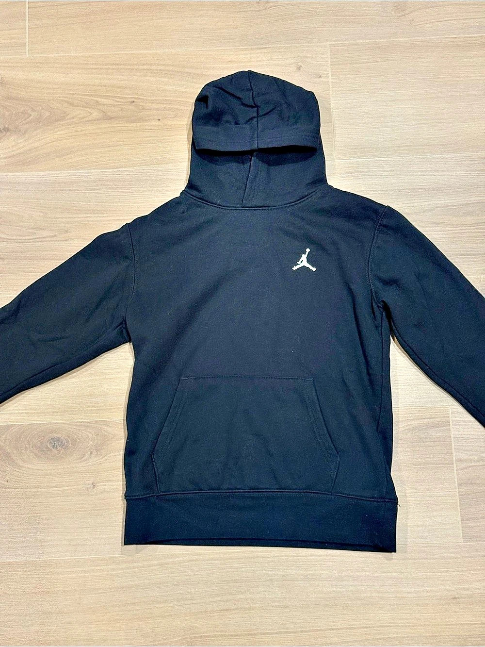 Jordan Youth Jumpman Pullover Hoodie Black Size Large